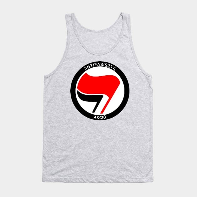 Antifascist Action (Hungarian) Tank Top by dikleyt